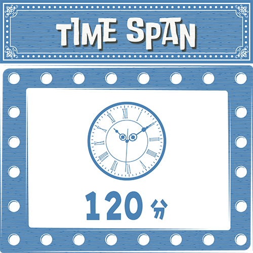 TIME SPAN 所要時間 120分