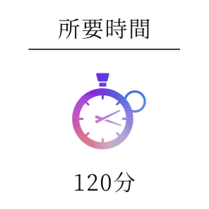 所要時間：120分