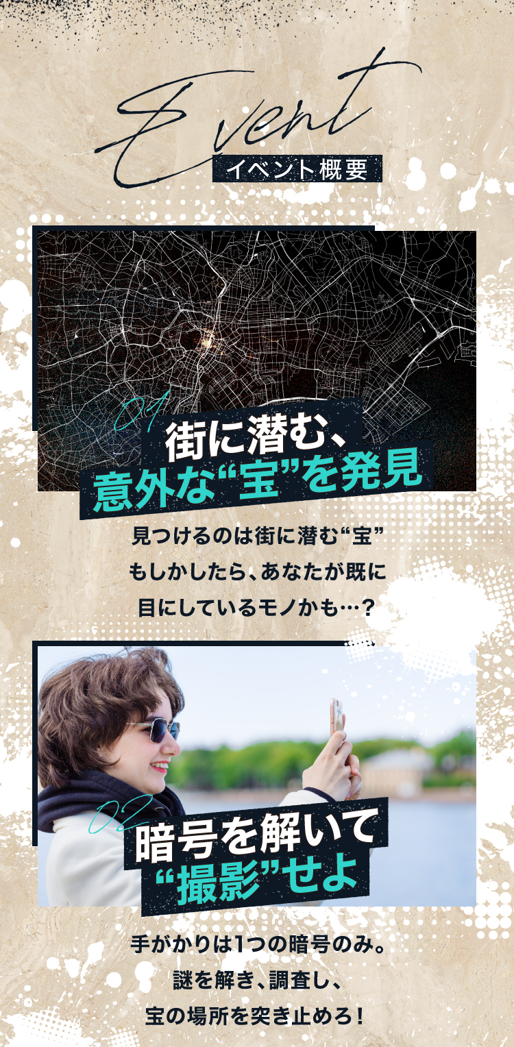 街を駆け抜け、宝を「撮る」