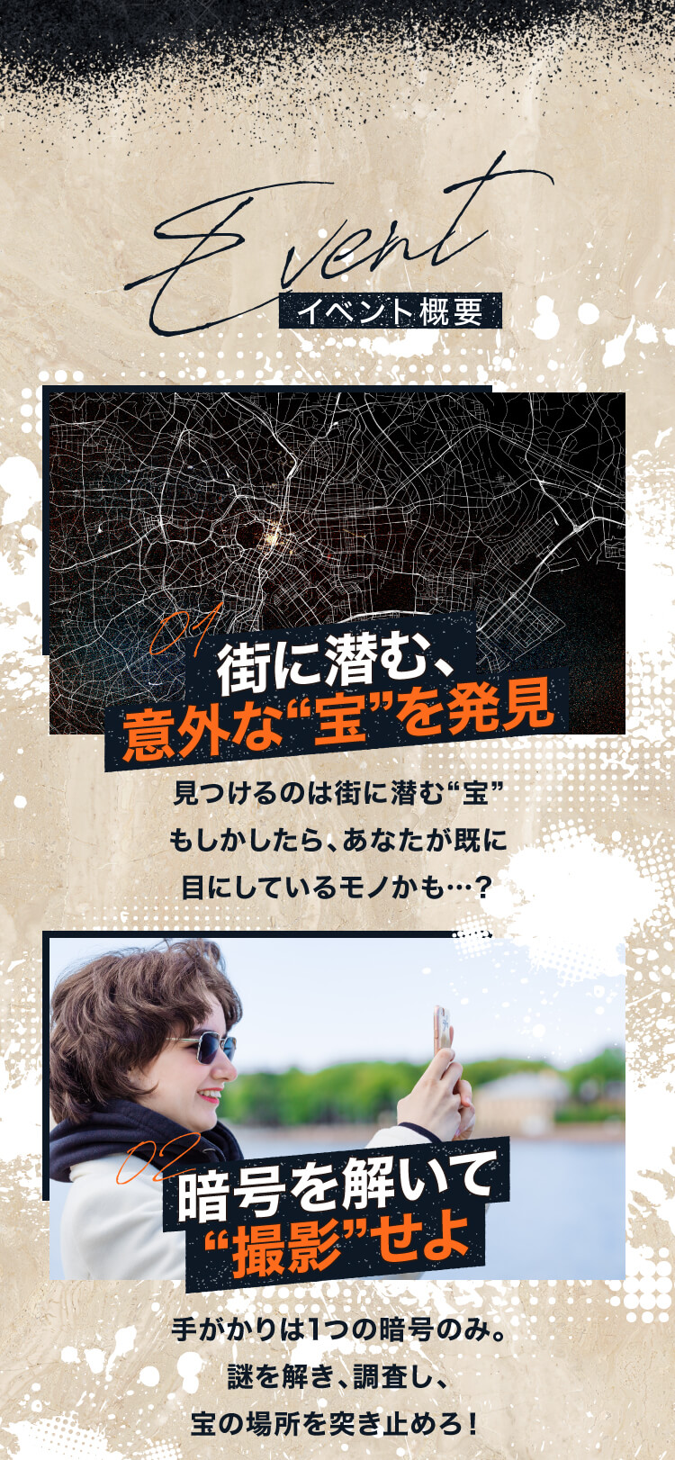 街を駆け抜け、宝を「撮る」