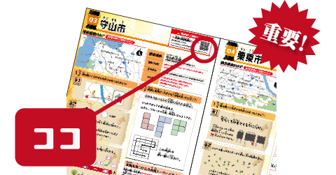 冊子二次元コードの場所