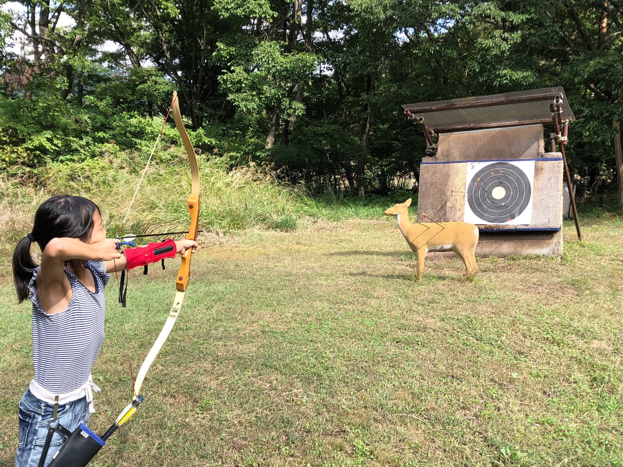 フィールドアーチェリーを体験しよう 山梨県 笛吹市八代町で出来るリアル宝探し Hunters Village